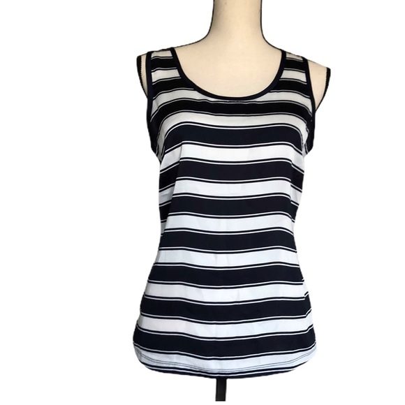 The Limited Tops - The Limited Stripe Sleeveless Blouse Size M